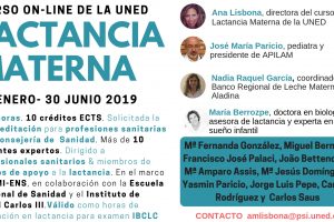 Curso on-line lactancia uned 2019