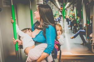 amamantar en el metro